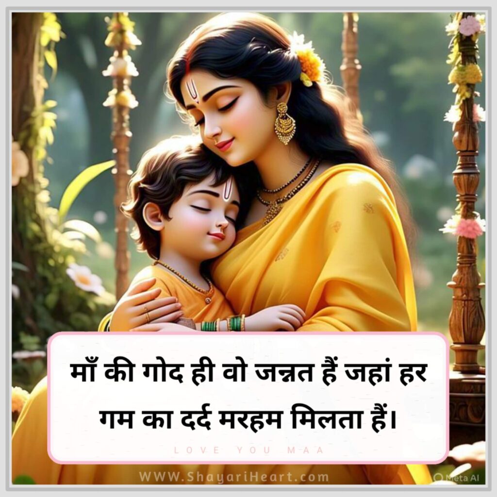 2 Line Maa Shayari in Hindi