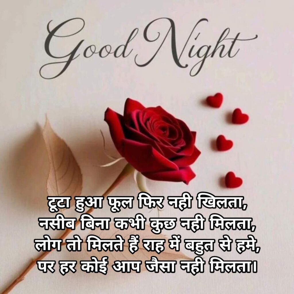 4 Line Best Good Night Shayari