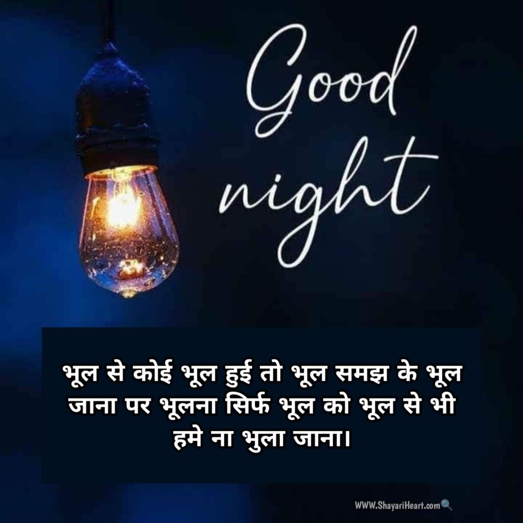 Good Night Shayari
