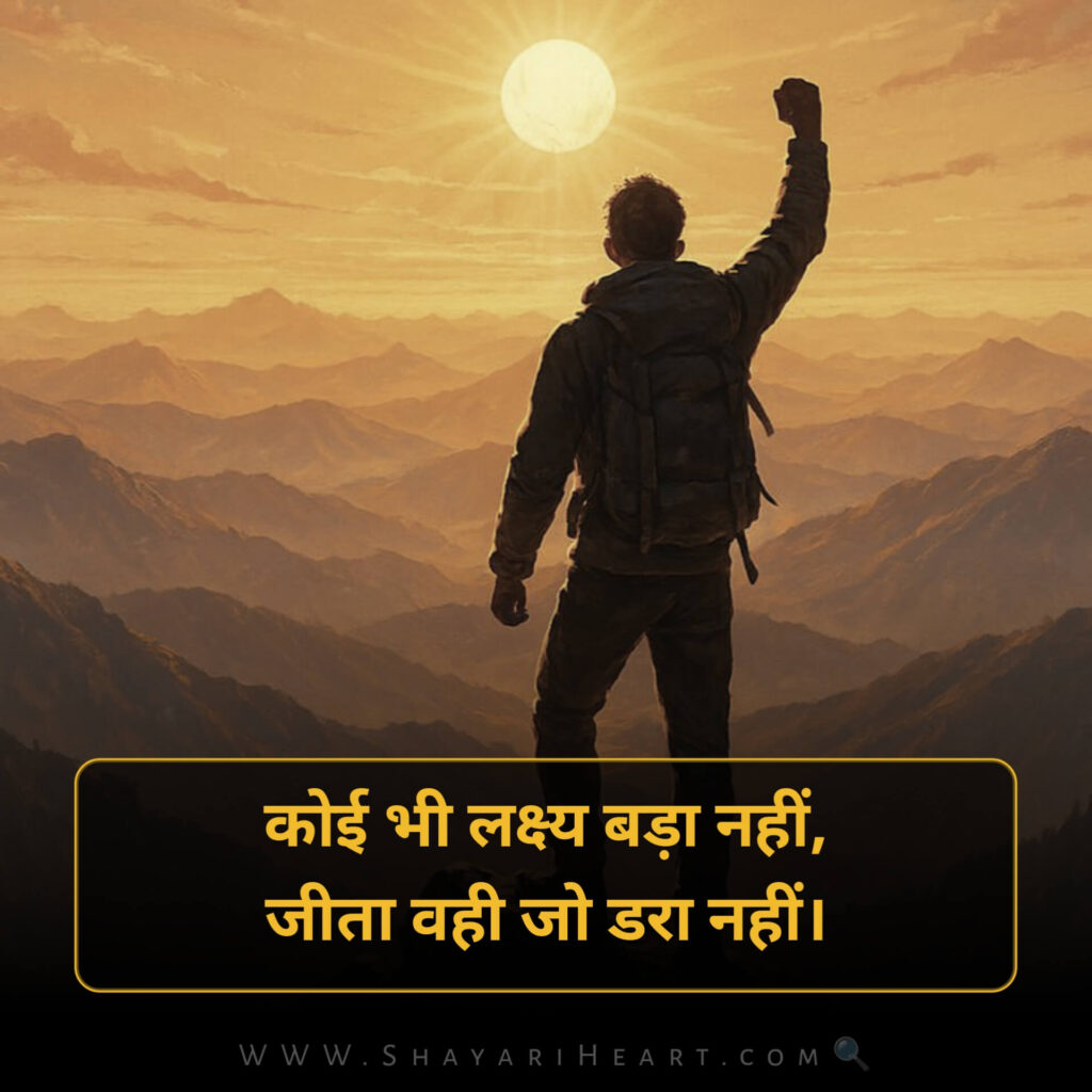 2 Line Motivational Shayari in Hindi
