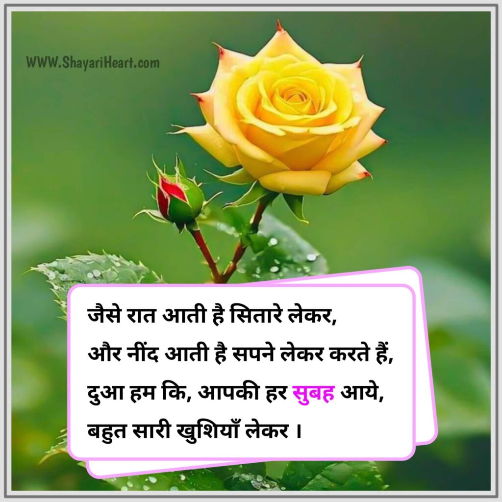 Good Morning Shayari in Hindi