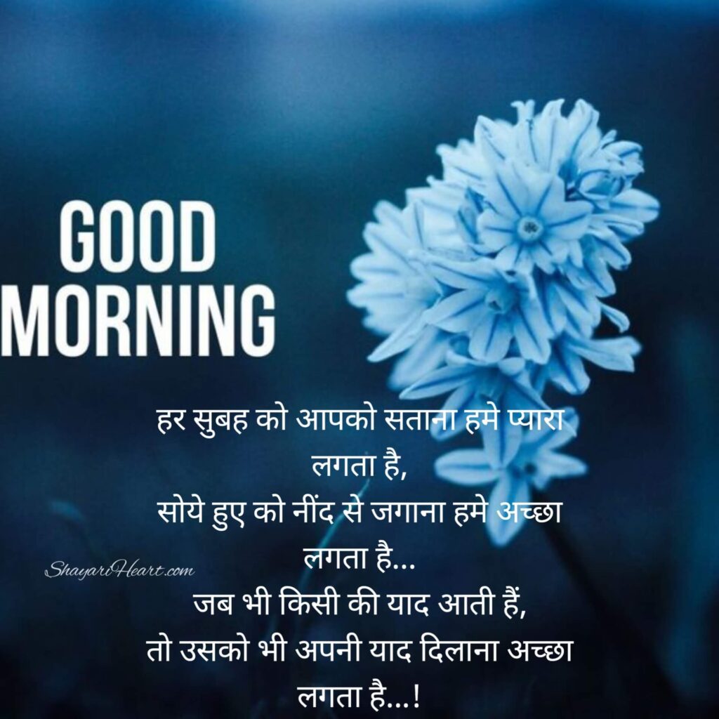 Good Morning Shayari for Gf