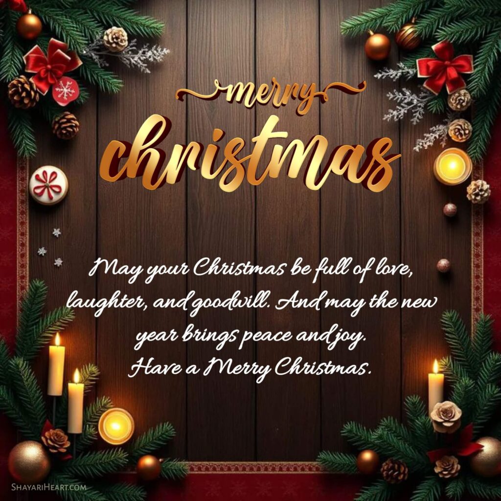 Merry Christmas wishes to my love