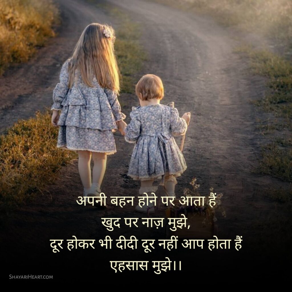 Sister shayari in hindi attitude